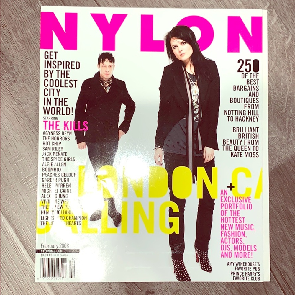 the Kills Nylon magazine issue February 2008